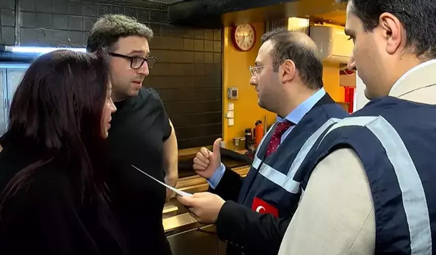 Meşhur hamburgerci denetlendi! Tutanak tutuldu!