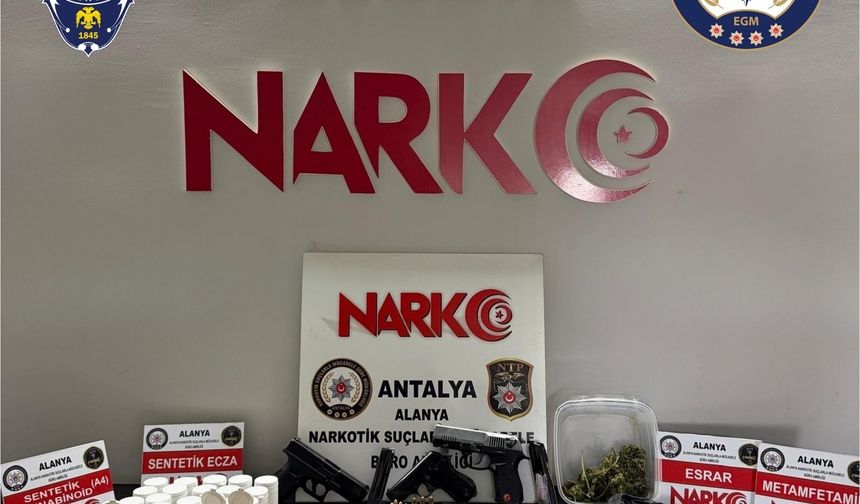 Alanya'da dev uy*şturucu operasyonu: 37 gözaltı