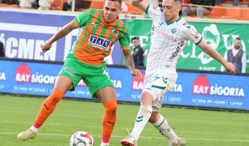 Alanyaspor: 2 - Konyaspor maçı canlı anlatım! 90 dakikada neler yaşandı?