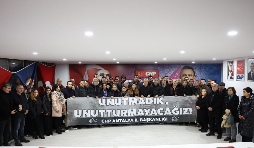 Antalya’da 6 Şubat anıldı: Başkan Vekili Özdemir’den derin sözler