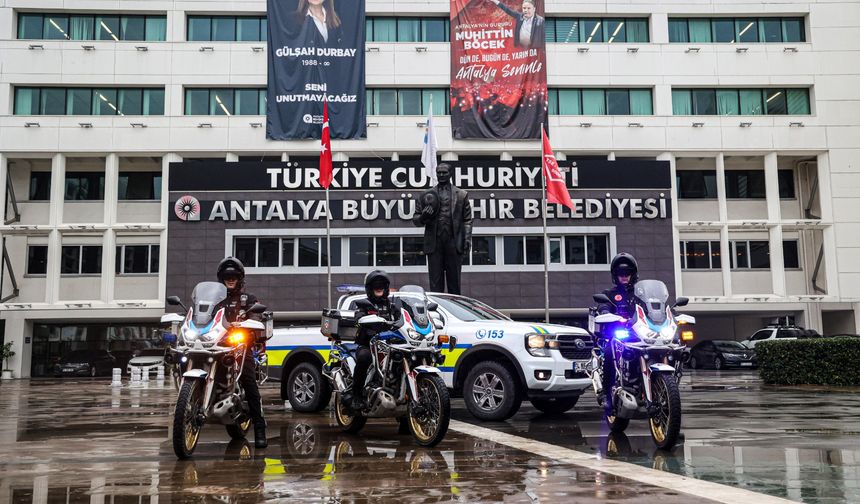 Antalya’da motorize zabıta ile hızlı müdahale dönemi