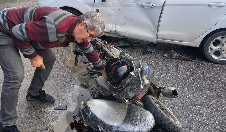 Kaza yapan sürücü ehliyetsiz çıktı, cezadan kaçamadı!