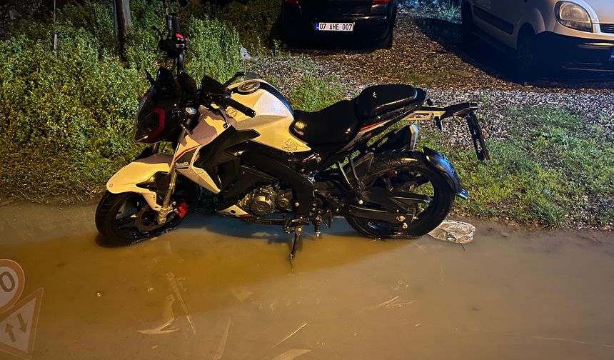 Köpeğe çarpmamak için direksiyonu kırdı, kaza yaptı!