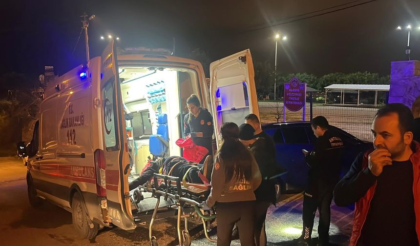 Terastan uçuruma düştü, imdadına ekipler koştu!