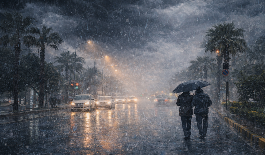 Meteoroloji açıkladı: 2 Şubat’ta Antalya’da sağanak yağış etkili olacak