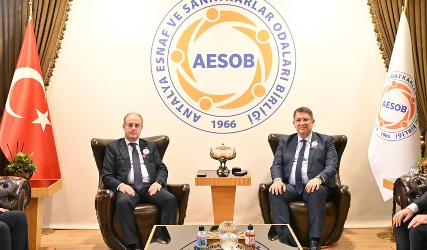 Vergi Haftası’nda esnafın emeği ön planda: AESOB ve Antalya Defterdarlığı’ndan net mesaj