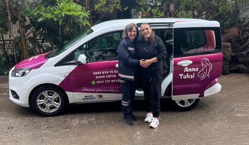 “Anne Taksi” Projesi Kemer’de ilk hizmetini verdi