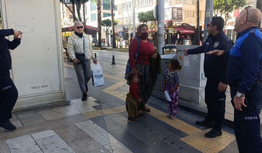 Dilenirken ekiplere yakalandı: “T*ciz ediyorlar” diye bağırdı