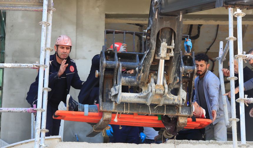 Feci iş kazası: İskeleden düşen inşaat işçisi yaralandı!