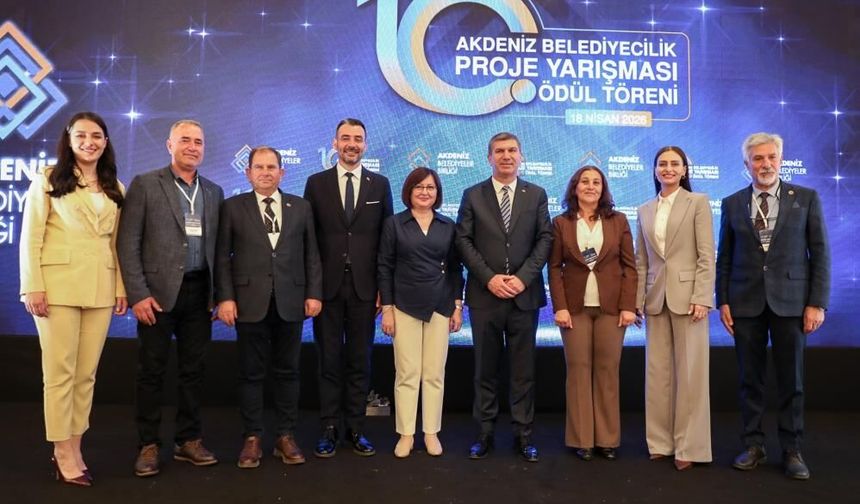 10. Akdeniz Belediyecilik Proje Yarışması'nda ödül Manavgat’ın oldu