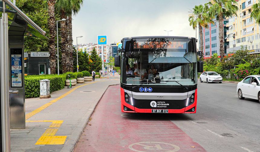 1 Mayıs'ta Antalya'da otobüs ve tramvay ücretsiz olacak!