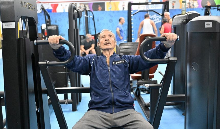 86 yaşındaki spor tutkunu 'süper dede' hedefini açıkladı