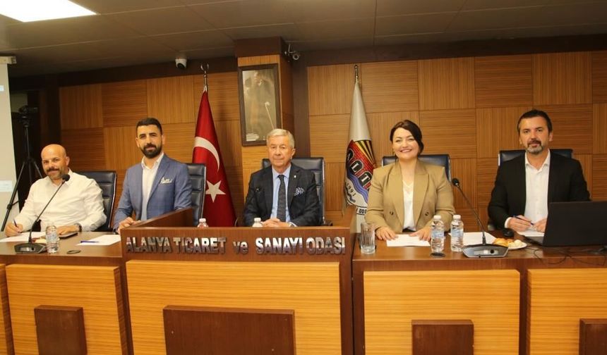 ALTSO meclisinde Alanya ekonomisi masaya yatırıldı