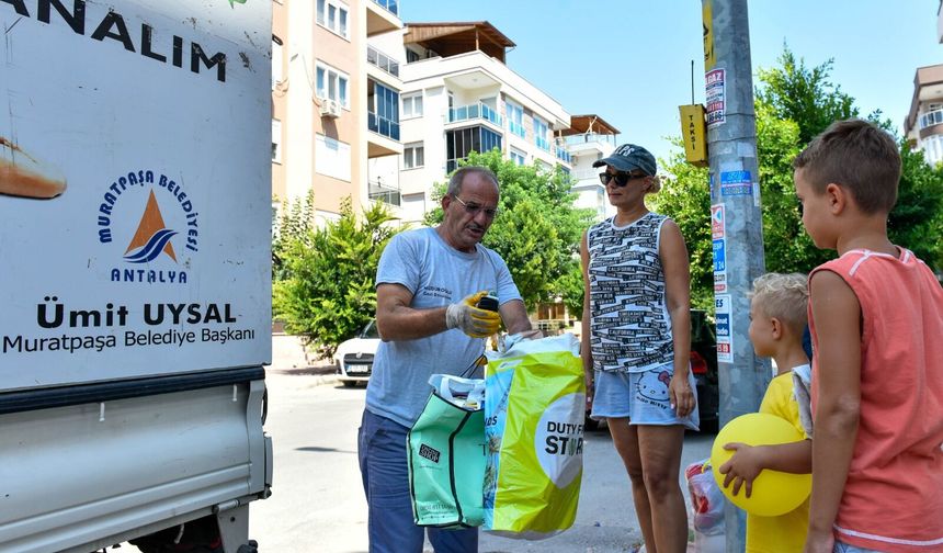 Antalya’nın sıfır atık projesinde o mahalle zirveye oturdu