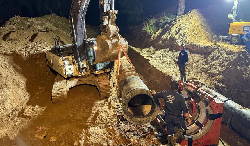 ASAT kesintisiz su için sahada: 3 noktada eş zamanlı altyapı çalışması