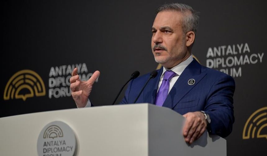 Bakan Fidan Antalya Diplomasi Forumu’nda konuştu