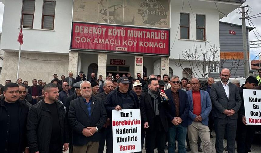 Korkuteli Dereköy’de kömür ocağı tartışması: Halk tepk*li!