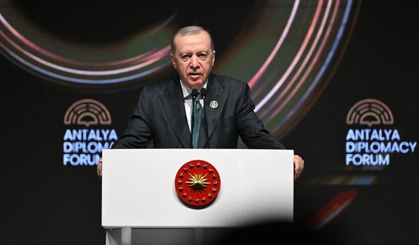 Cumhurbaşkanı Erdoğan Antalya Diplomasi Forumu’nda konuştu