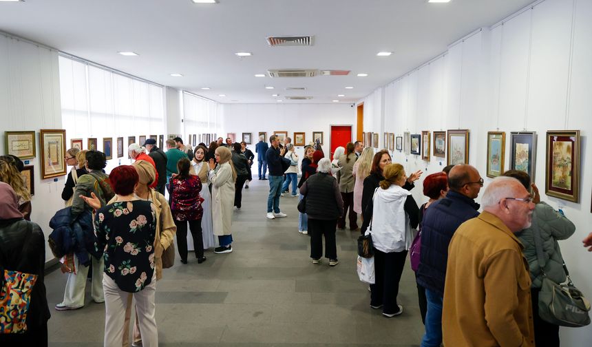 Geleneksel Türk sanatları Antalya temasıyla sanatseverlerle buluştu