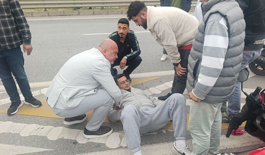 Kaskı hayat kurtardı: Kazanın şokuyla herkese aynı soruyu sordu