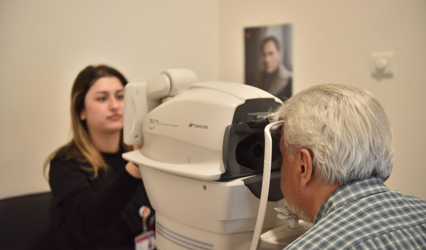 Kepez’de göz sağlığına modern dokunuş