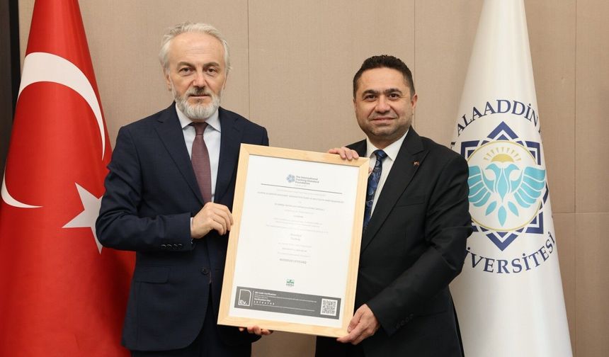 Türkiye’de bir ilk! ALKÜ, yeşil enerji sertifikası alan ilk üniversite oldu