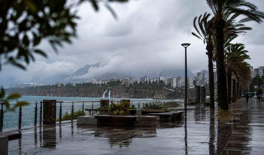 Antalya’da yağışlı hava etkili olacak: İşte 23 Eylül hava durumu