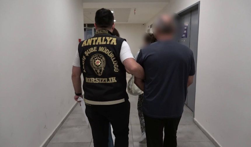 Antalya’da 8 ayrı h*rs*zlık olayının şüphelileri aynı kişilermiş!