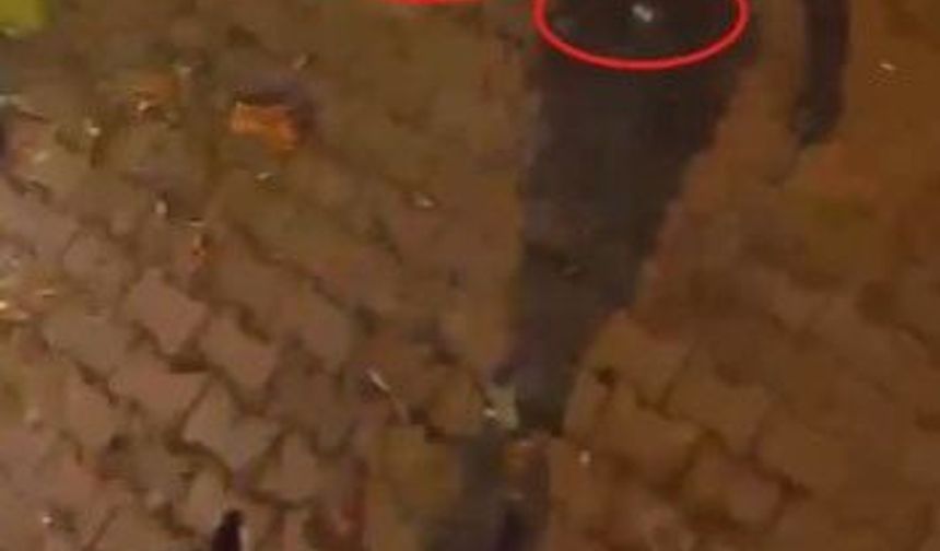 Polisi görünce yere attı: Yaka kamerasına yakalandı
