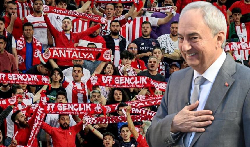 Antalyaspor’a dev prim: Başkan Kocagöz’den 1 milyon TL’lik galibiyet desteği