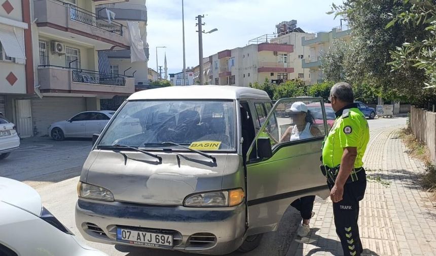 “Basın” yazılı araç durduruldu, sahtecilik işlemi yapıldı