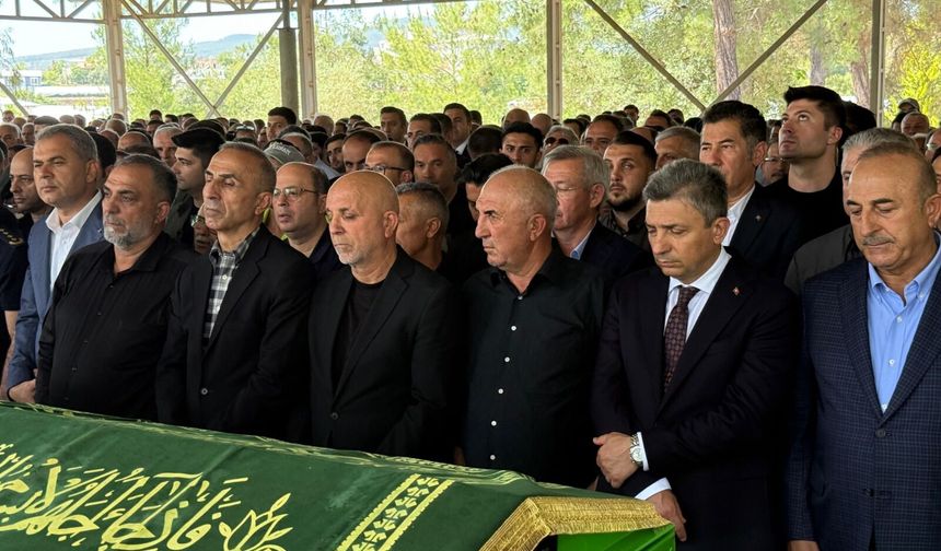 Mevlüt Çavuşoğlu’nun kardeşi Aydın Çavuşoğlu son yolculuğuna uğurlandı