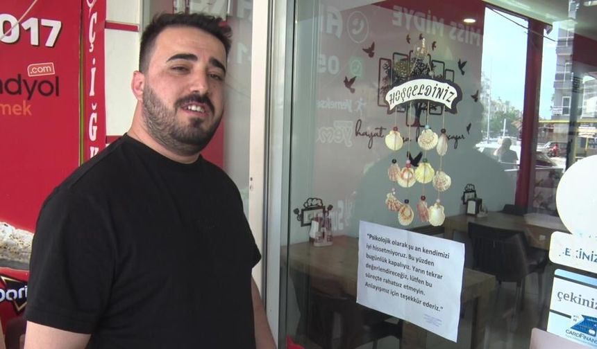 “Psikolojik olarak kapalıyız” notu Antalya’da viral oldu