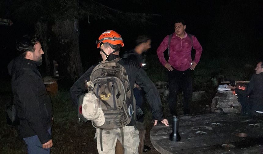Yayla yürüyüşü kabusa döndü: 3 kişi kurtarıldı