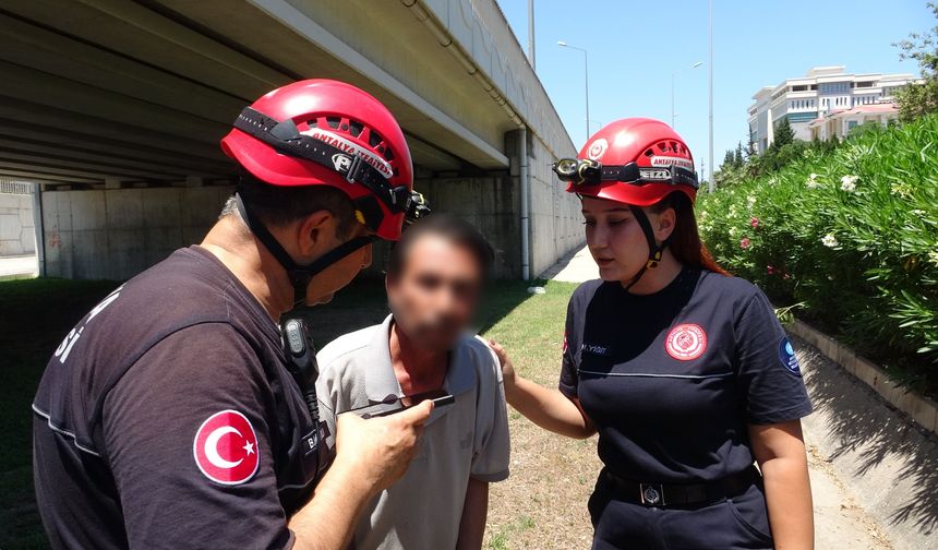 Oğlu "Babam düştü" dedi, babası bile düşmediğine ikna edemedi!