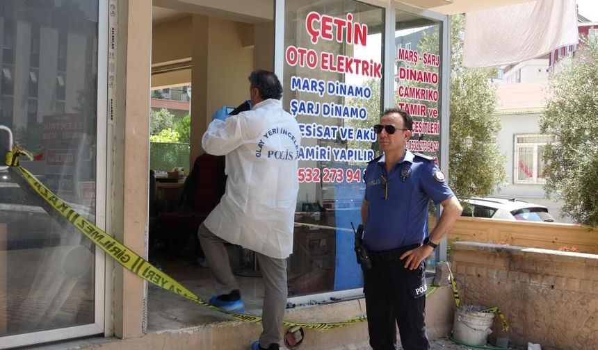 Antalya’da usta, iş yerinde ölü bulundu