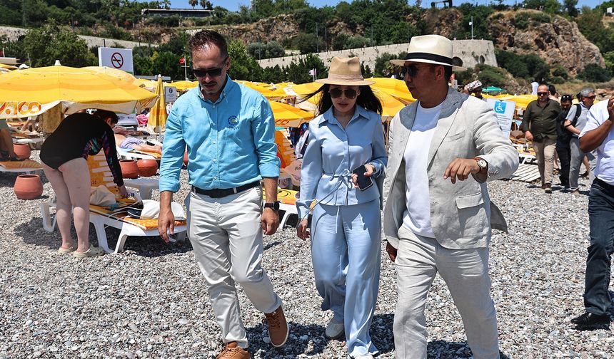 Antalya'nın mavi bayrak başarısı Kırgızistan'a örnek oluyor
