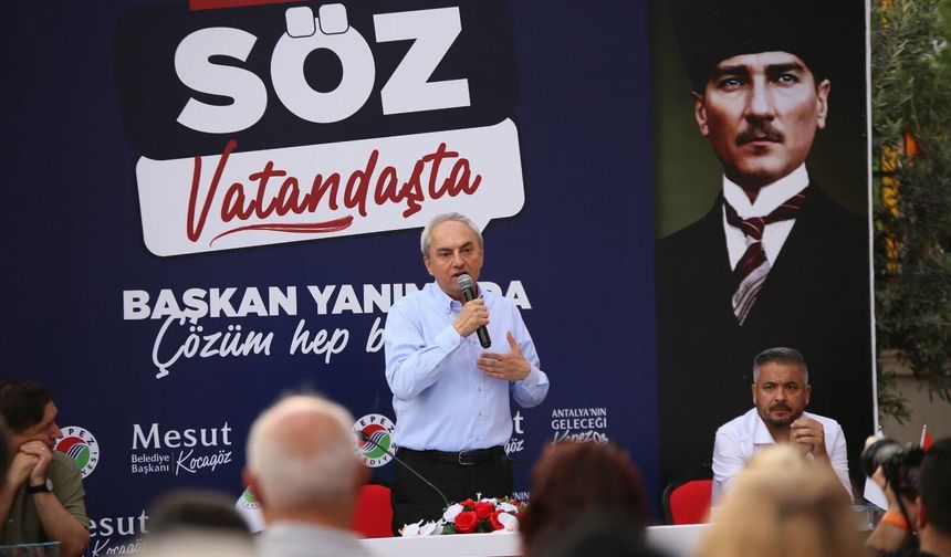 Başkan Kocagöz halk buluşmalarını mahalleye taşıdı: Vatandaşların taleplerini dinledi
