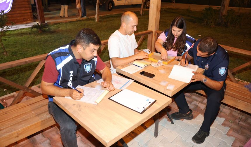 Antalya’da dilencilik ve izinsiz faaliyetlere yönelik geniş çaplı zabıta denetimi