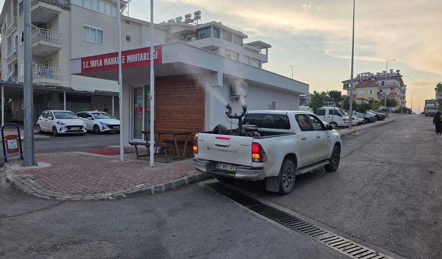 Bin 700 personelle Antalya’da 365 gün vektörle mücadele çalışması