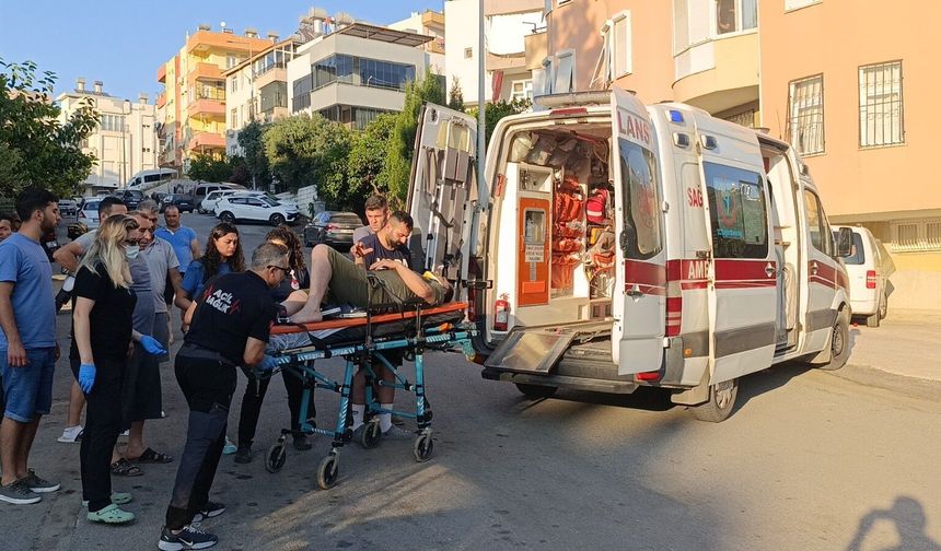 Motor kontrolden çıktı, sürücü yaralandı