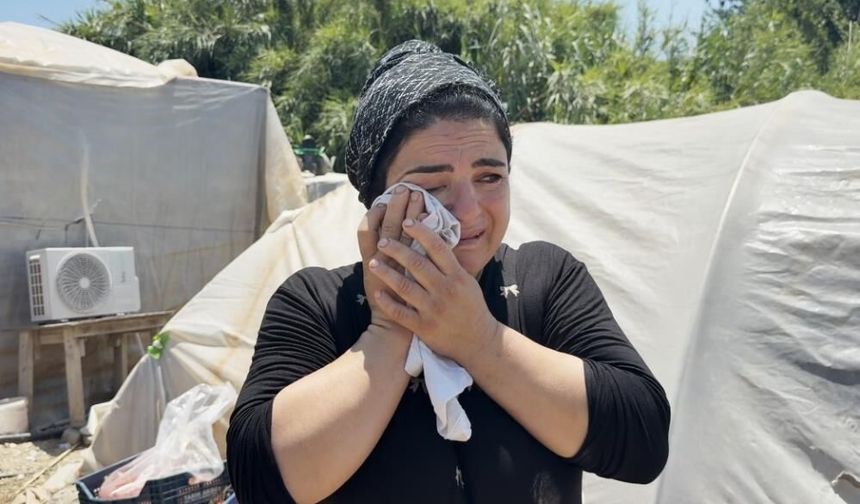 Tarım işçilerinin kaldığı konteyner alevlere teslim oldu: Anne gözyaşlarına boğuldu