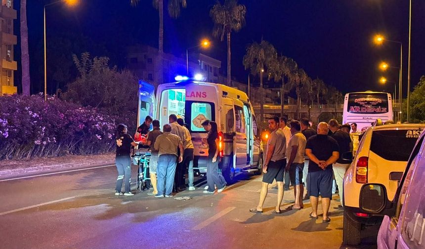 Gazipaşa'da trafik kazası: Yayaya çarptı, olay yerinden kaçtı!