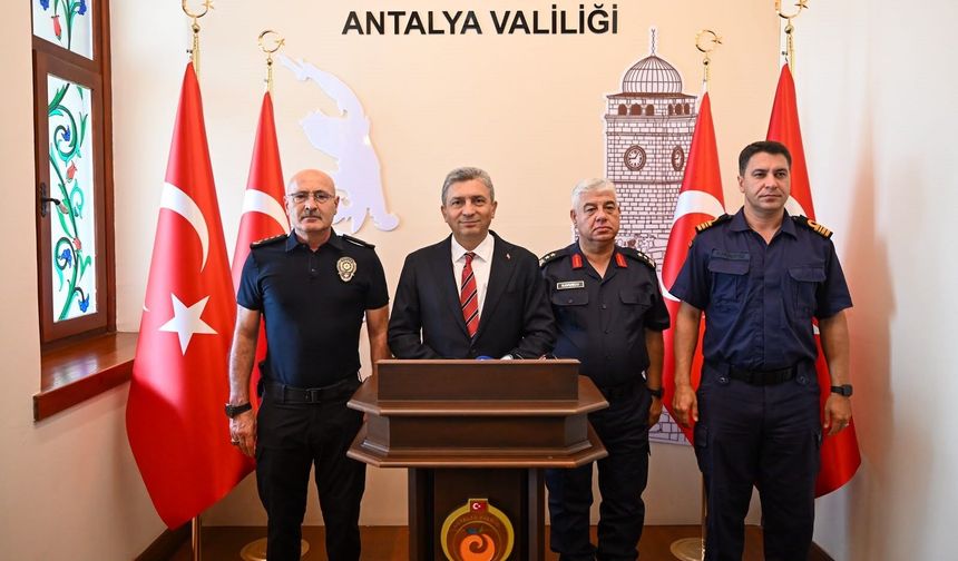 Antalya'da asayiş olaylarının yüzde 99,8'i aydınlatıldı