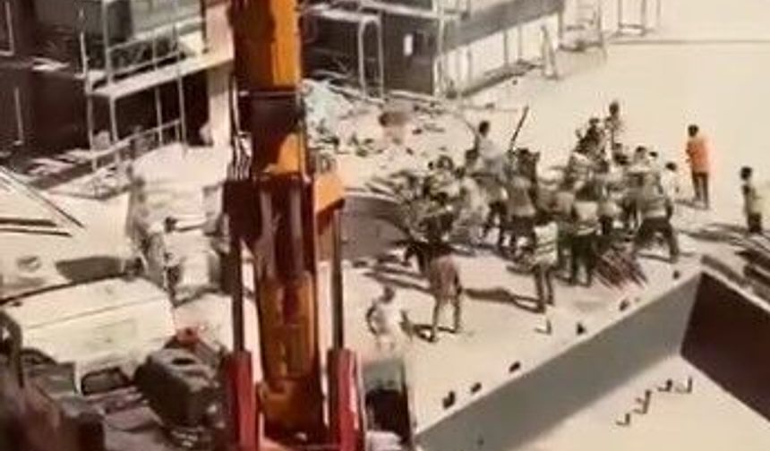Antalya'da inşaat şantiyesi s*vaş alanına döndü! İşçi kavgasında 3 yaralı