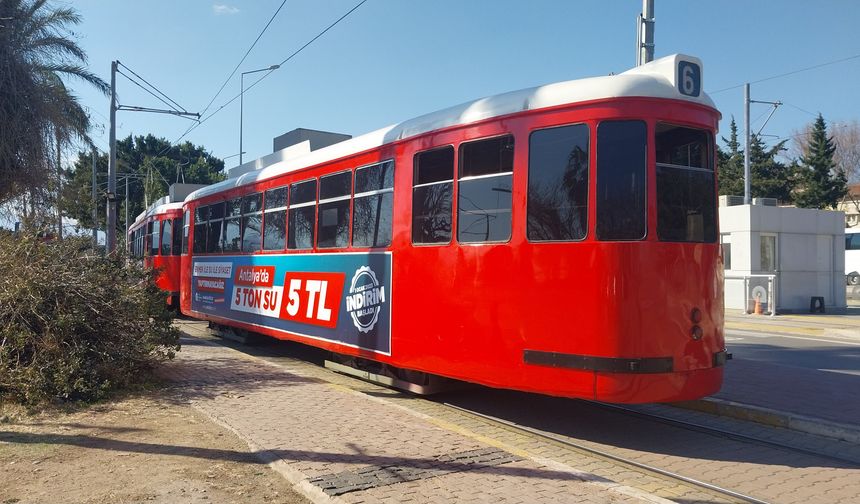 Antalya’da nostalji tramvay seferleri durdu! Yeni ulaşım hattı belli oldu
