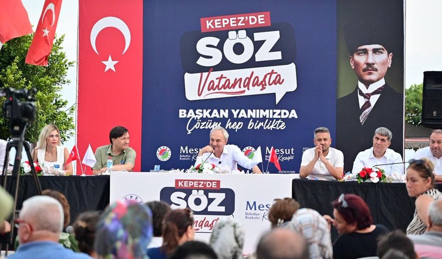 Başkan Kepez’de talepleri yerinde dinledi, anında talimat verdi