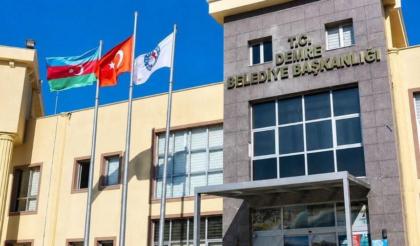 Demre Belediyesi’nin 4 kişilik personel alımı iptal edildi
