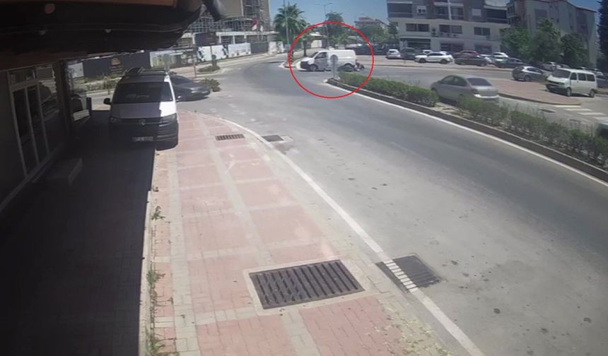 Kazadan kaçarken kazaya yakalandı, kendi imkanlarıyla hastaneye gitti