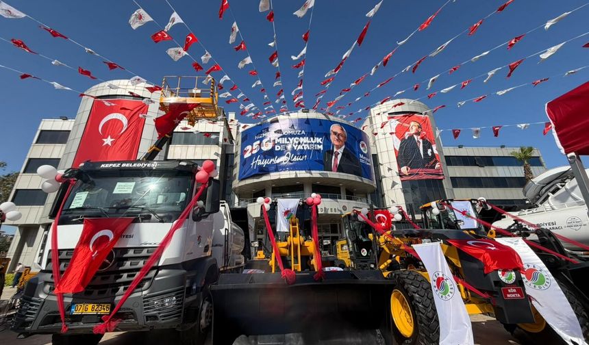 Kepez Belediyesi'nden 250 milyon liralık dev yatırım: 37 yeni araç hizmete girdi